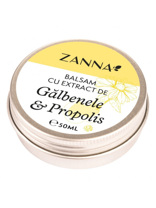 Adams | Zanna balsam unguent cu extract de galbenele si propolis 50 ml | 1001cosmetice.ro