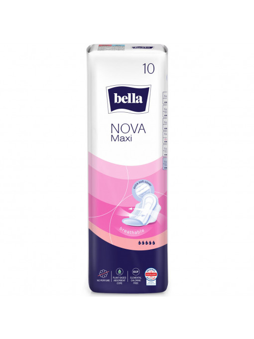 Absorbante Nova Maxi Bella, 10 bucati
