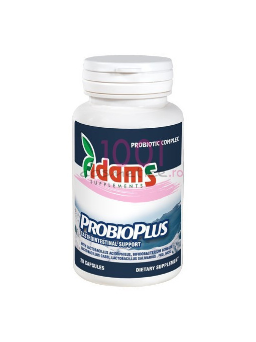 Adams probioplus suport gastrointestinal 20 capsule 1 - 1001cosmetice.ro