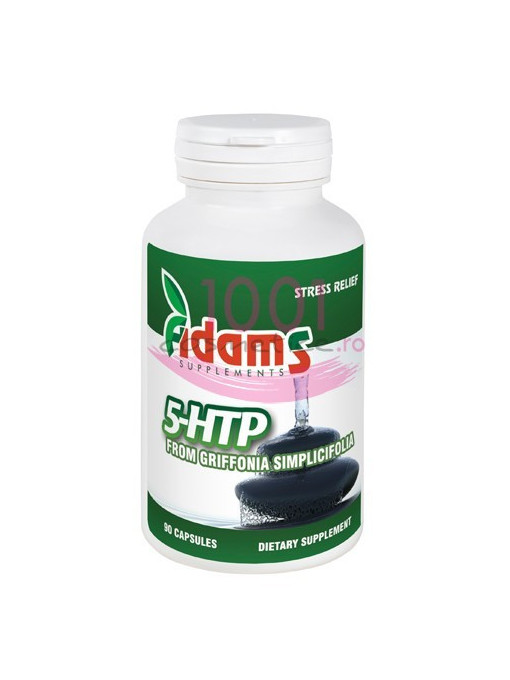 Adams supplements 5-htp cutie 90 tablete 1 - 1001cosmetice.ro