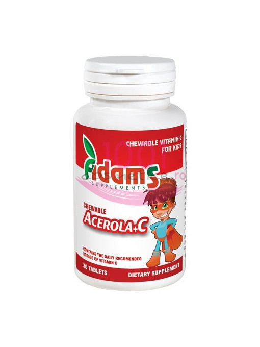 Adams supplements acerola + c cutie 30 tablete 1 - 1001cosmetice.ro