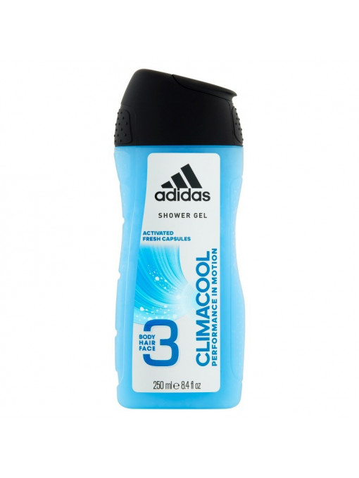Gel de dus, adidas | Adidas climacool 3in1 body & hair & face gel de dus | 1001cosmetice.ro