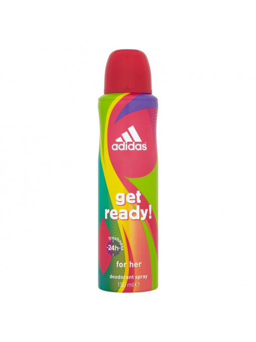 Spray &amp; stick dama, adidas | Adidas get ready deodorant for her | 1001cosmetice.ro