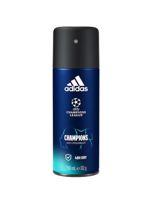 Spray &amp; stick barbati | Antiperspirant, champions league, champions 48h, adidas, 150 ml | 1001cosmetice.ro