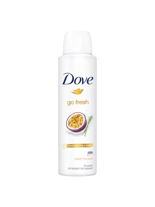 Promotii | Antiperspirant deodorant spray go fresh 48h, fructul pasiunii & lemongrasss, dove | 1001cosmetice.ro