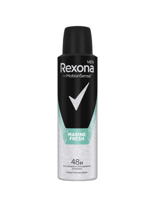 Rexona | Antiperspirant deodorant spray motionsense stay fresh marine, rexona men, 150 ml | 1001cosmetice.ro