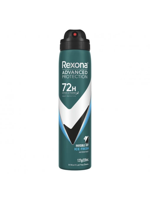 Parfumuri barbati, rexona | Antiperspirant spray advanced protection invisible, rexona men, 220 ml | 1001cosmetice.ro