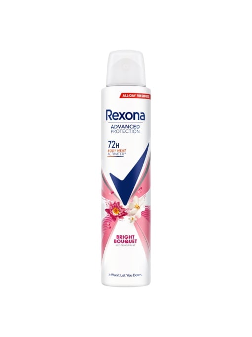 Promotii | Antiperspirant spray bright bouquet 72h, rexona, 200 ml | 1001cosmetice.ro