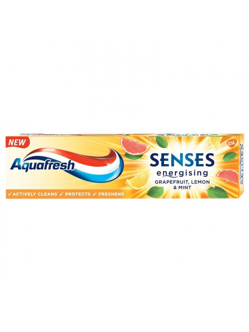 Aquafresh | Aquafresh senses energising pasta de dinti | 1001cosmetice.ro