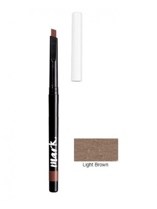 Avon mark perfect brow sculpting pencil creion pentru sprancene light brown 1 - 1001cosmetice.ro