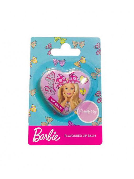 Copii, disney - barbie | Barbie flavoured lip balm balsam de buze strawberry | 1001cosmetice.ro