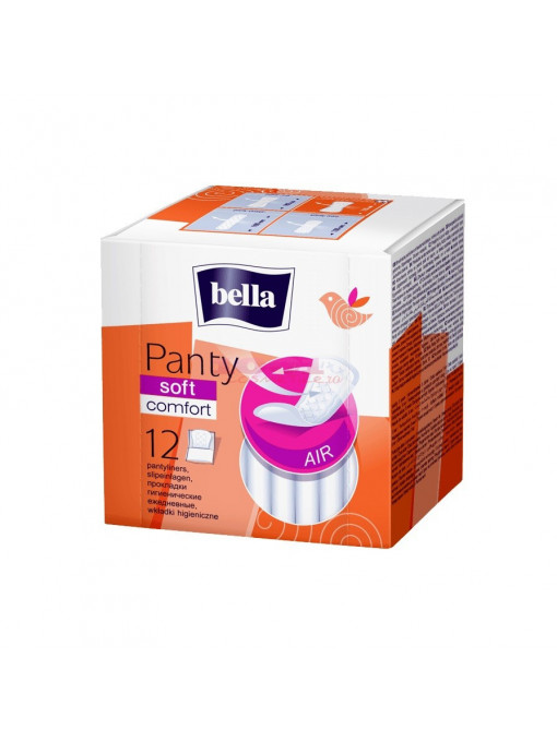 Bella | Bella panty soft comfort absorbante zilnice set 12 bucati | 1001cosmetice.ro