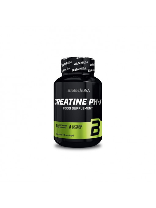 Biotech usa creatine ph-x food supplement supliment alimentar 90 capsule 1 - 1001cosmetice.ro
