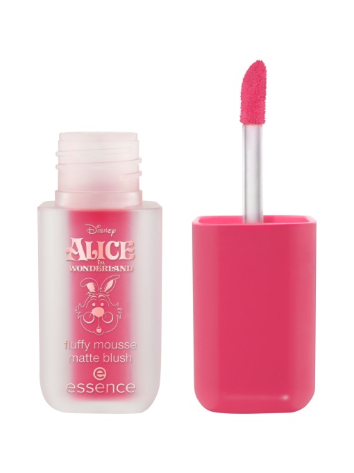 Fard de obraz (blush) | Blush fluffy mousse matte, disney alice in wonderland, 02 so paw-dorable, essence, 3.7 g | 1001cosmetice.ro