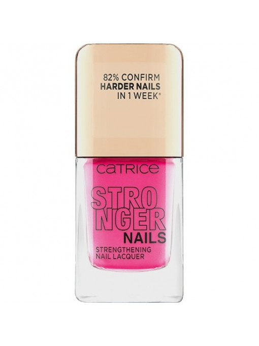 Catrice stronger nails strenghtening nail lacquer lac de unghii intaritor pink warrior 10 1 - 1001cosmetice.ro