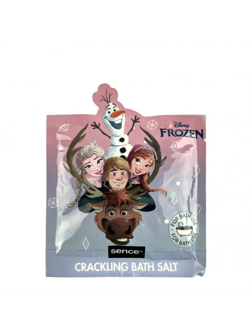 Crackling bath salt Frozen Friends, sare de baie efervescenta Sence, 55 g