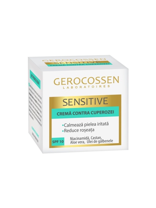 Creme fata | Crema contra cuperozei spf 10 sensitive gerocossen, 50 ml | 1001cosmetice.ro