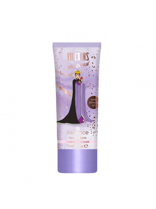 Crema de maini cu parfum de melisa, Disney Villains Evil Queen Essence, 75 ml