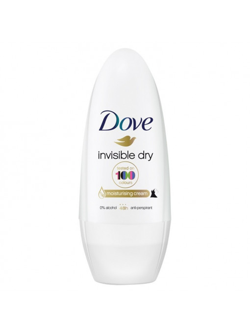 Parfumuri dama | Deodorant antiperspirant roll on, invisible dry, dove, 50 ml | 1001cosmetice.ro