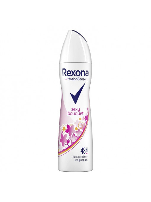 Spray &amp; stick dama | Deodorant antiperspirant spray sexy bouquet, rexona, 150 ml | 1001cosmetice.ro