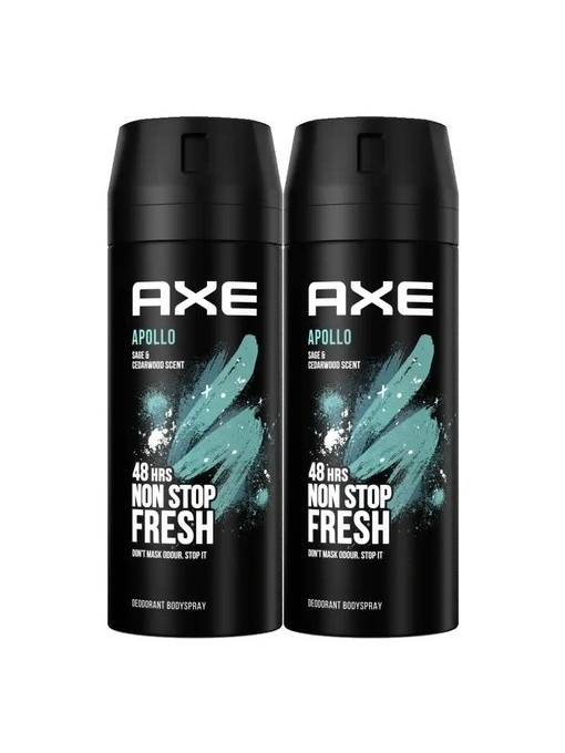 Promotii | Deodorant spray 48 h apollo 1+ 1, axe, 150 ml | 1001cosmetice.ro