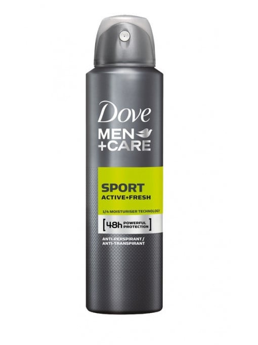 Spray &amp; stick barbati, dove | Dove men+care sport active+ fresh antiperspirant spray men | 1001cosmetice.ro