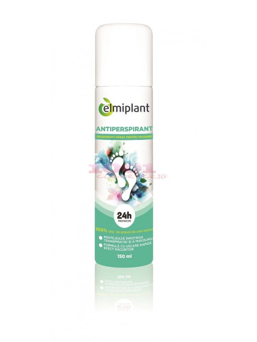 Ingrijire picioare, elmiplant | Elmiplant deodorant spray pentru picioare | 1001cosmetice.ro