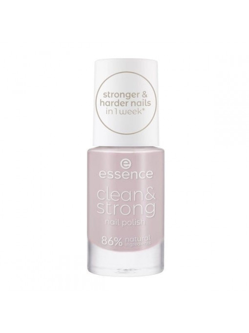 Essence clean & strong nail polish lac de unghii intaritor moony fog 02 1 - 1001cosmetice.ro