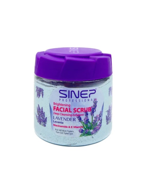 Gel de dus | Exfoliant (scrub) pentru fata si corp cu lavanda 400 ml sinep | 1001cosmetice.ro