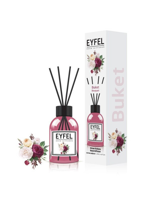 Odorizante camera, eyfel | Eyfel reed diffuser odorizant betisoare pentru camera cu miros floral | 1001cosmetice.ro