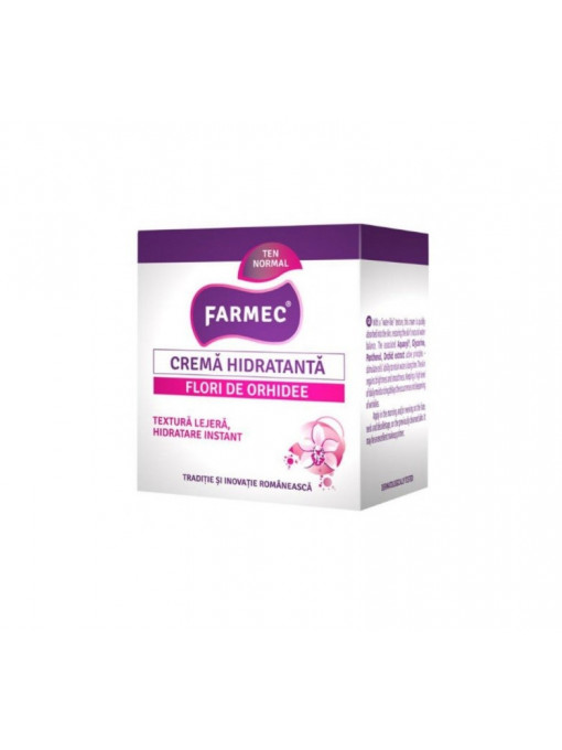 Farmec crema non grasa hidratanta de fata cu extract de orhidee 1 - 1001cosmetice.ro