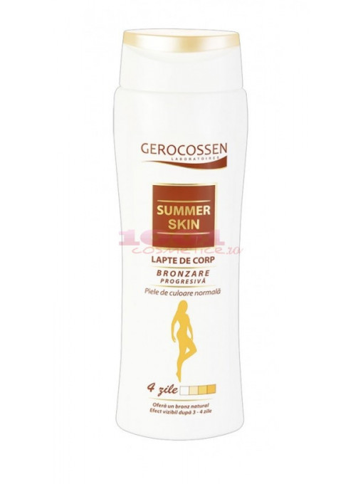 Gerocossen summer skin bronzare progresiva lapte de corp piele normala 1 - 1001cosmetice.ro