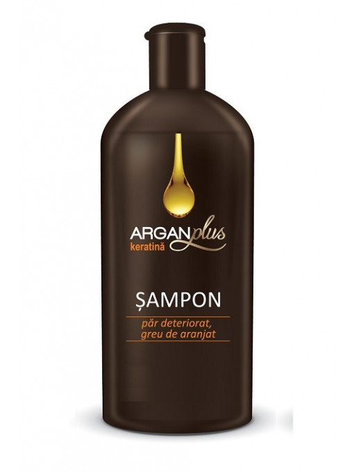 Sampon &amp; balsam, gerovital | Gerovital argan plus sampon cu keratina pentru par deteriorat | 1001cosmetice.ro