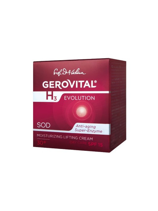 Gerovital h3 evolution crema lift hidratanta de zi fp 10 1 - 1001cosmetice.ro