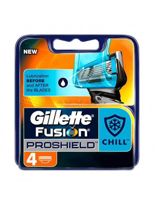 Gilette fusion proshield chill rezerve pentru aparat de ras set 4 bucati 1 - 1001cosmetice.ro
