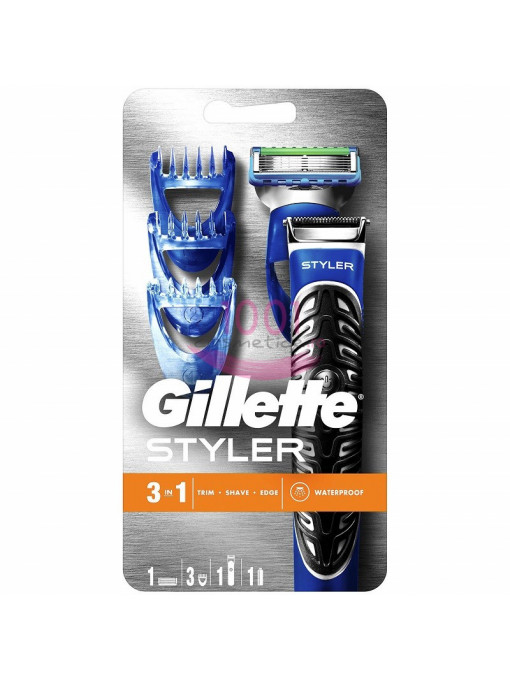 Gillette styler 3in1 aparat de ras + tuns + contur 1 - 1001cosmetice.ro