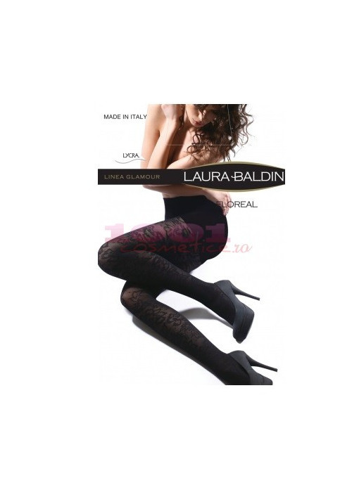 Laura baldini colectia glamour floreal 20 den culoare negru 1 - 1001cosmetice.ro