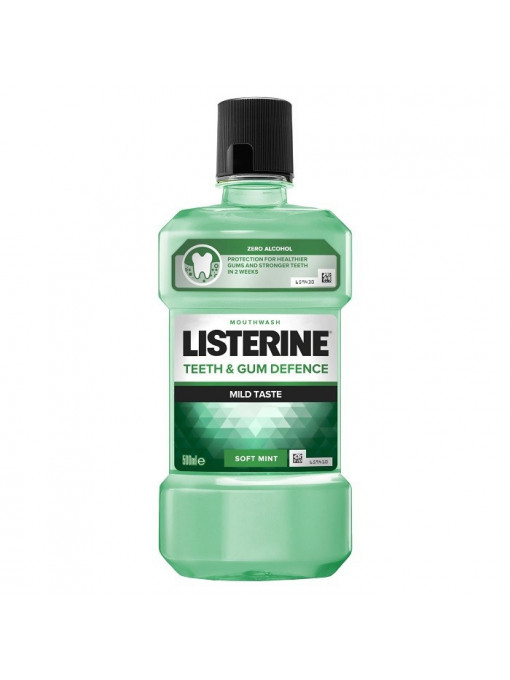 Listerine | Listerine teeth & gum defence mild taste apa de gura soft mint | 1001cosmetice.ro