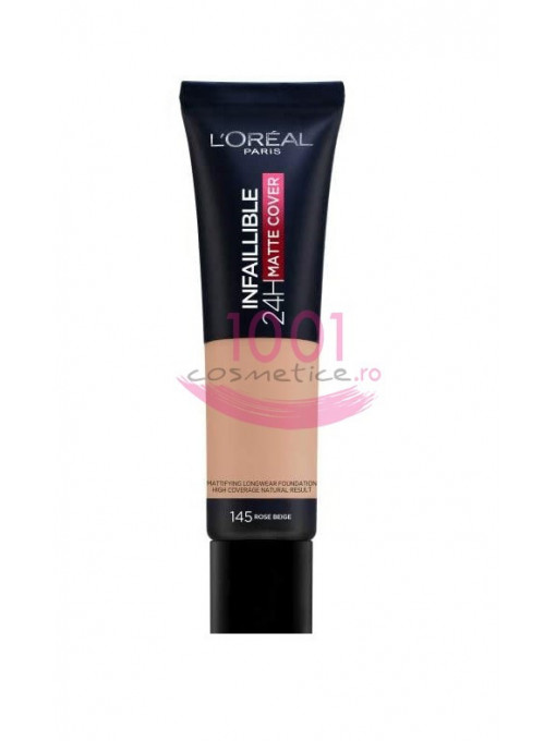 [Loreal infaillible 24h matte cover fond de ten rose beige 145 - 1001cosmetice.ro] [1]