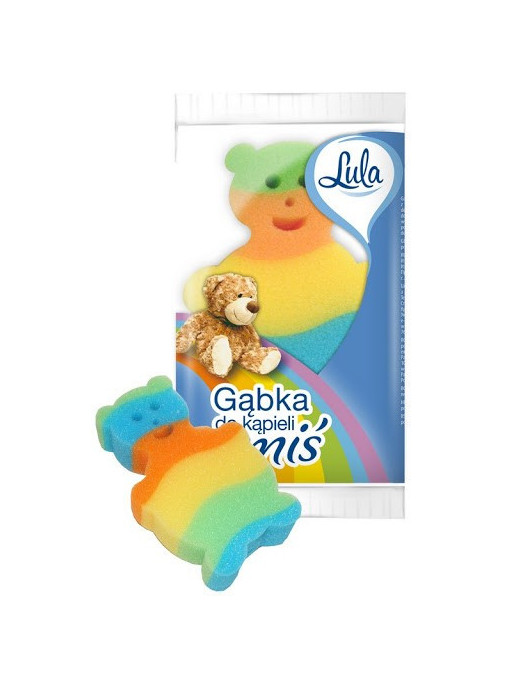 Lula | Lula gabka ursulet burete pentru baie | 1001cosmetice.ro