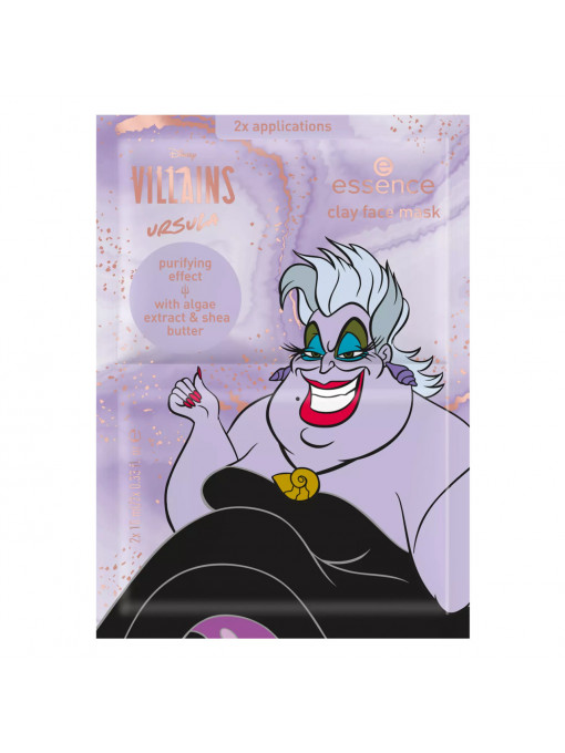 Mască de față Disney Villains Ursula Essence