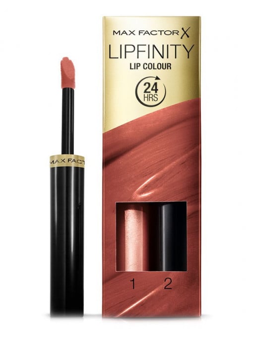 Max factor lipfinity lip colour ruj de buze rezistent 24h spicy 070 1 - 1001cosmetice.ro