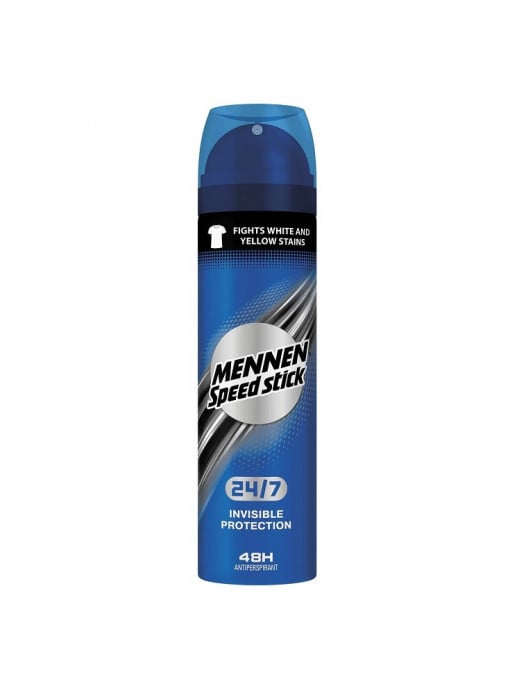 Parfumuri barbati, mennen | Mennen speed stick 24/7 invisible protection antiperspirant deodorant spray | 1001cosmetice.ro