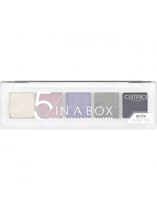 Truse make-up | Mini paleta de 5 farduri 5 in a box mini eyeshadow palette 080 catrice | 1001cosmetice.ro