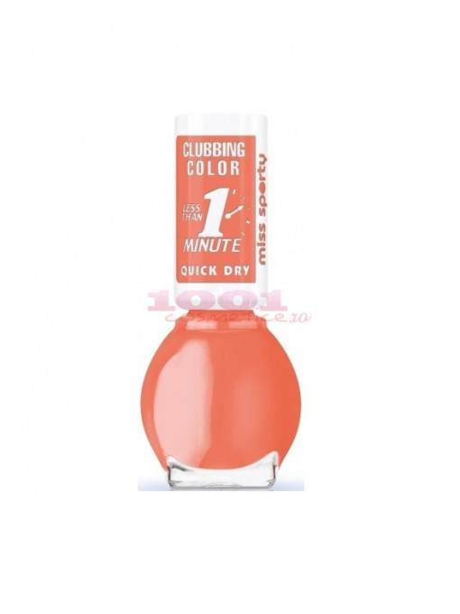 MISS SPORTY NAIL POLISH CLUBBING COLOR QUICK DRY 090