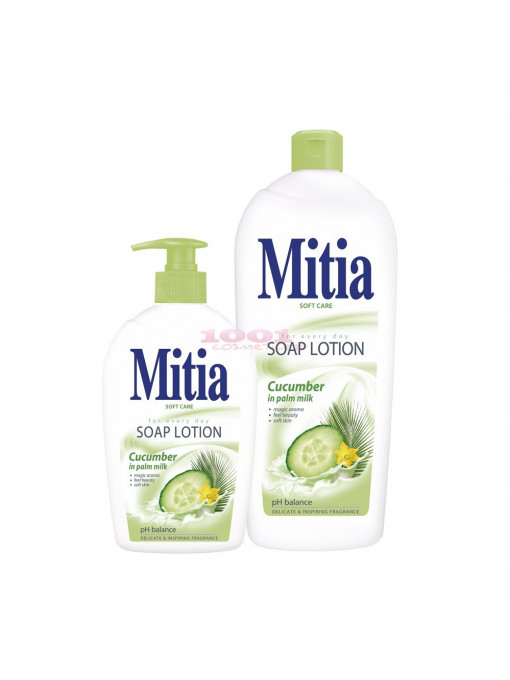 Mitia sapun crema cucumber in palm milk 1 - 1001cosmetice.ro