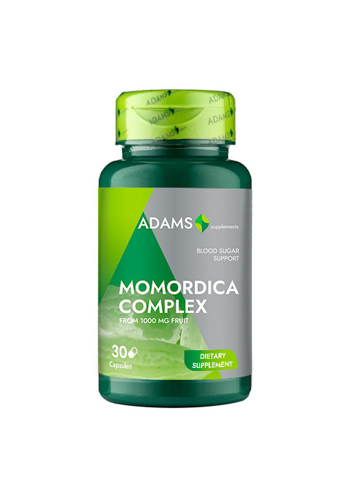 Suplimente &amp; produse bio, adams | Momordica complex - castravete amar, supliment alimentar 300 mg, adams | 1001cosmetice.ro