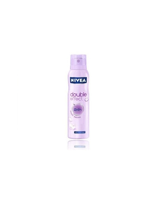 Spray & stick dama | Nivea double effect women antiperspirant deodorant spray | 1001cosmetice.ro