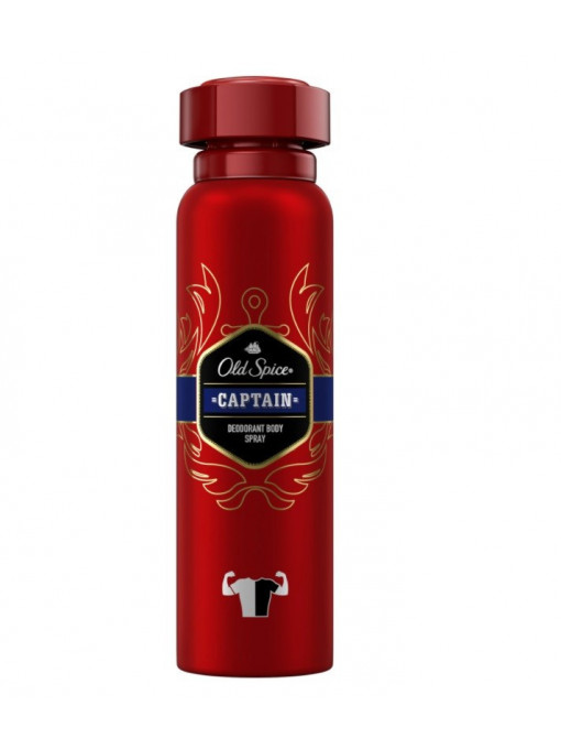 Spray &amp; stick barbati, old spice | Old spice captain deodorant body spray | 1001cosmetice.ro