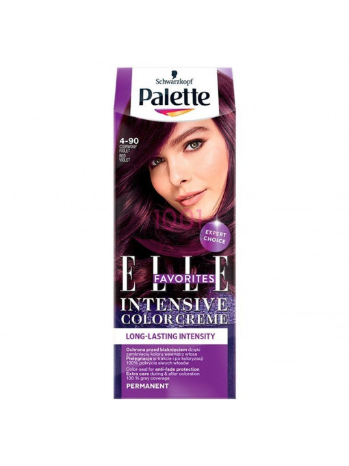 Palette intensive color creme vopsea de par rosu violet 4-90 1 - 1001cosmetice.ro